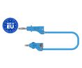 Test Lead PVC 12A Nickel-Plated Brass 500mm 0.75mm² Blue